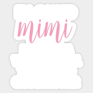 Mimi Cool Grandmother Grandma Design Sticker